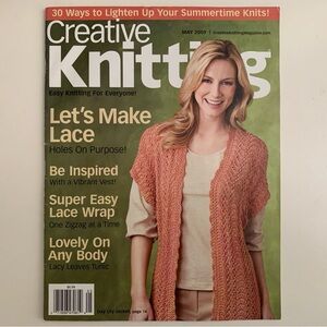 Creative Knitting Magazine 30 Summertime Knits Easy Knit Patterns for Everyone